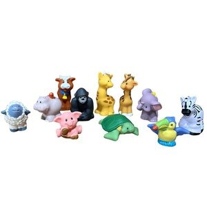 Assorted Colorful Animal Bath Toys - Kids Toy Set